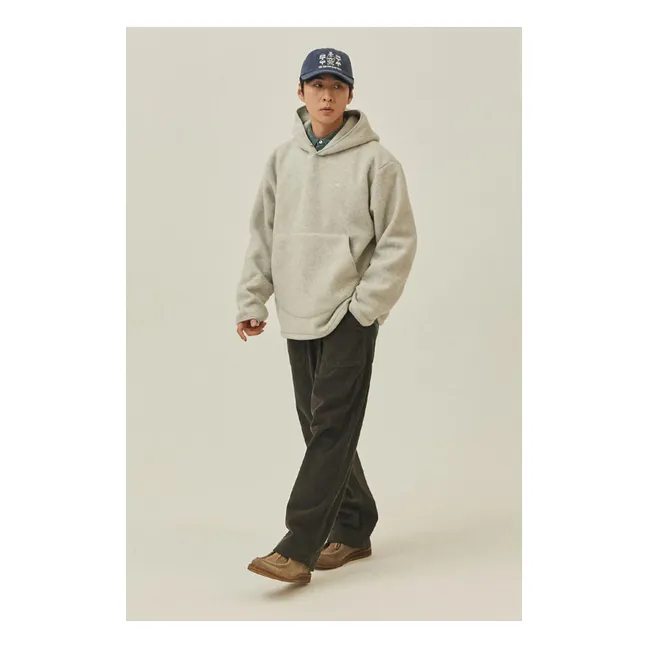 Pantalon Fatigue Velours Côtelé | Gris anthracite