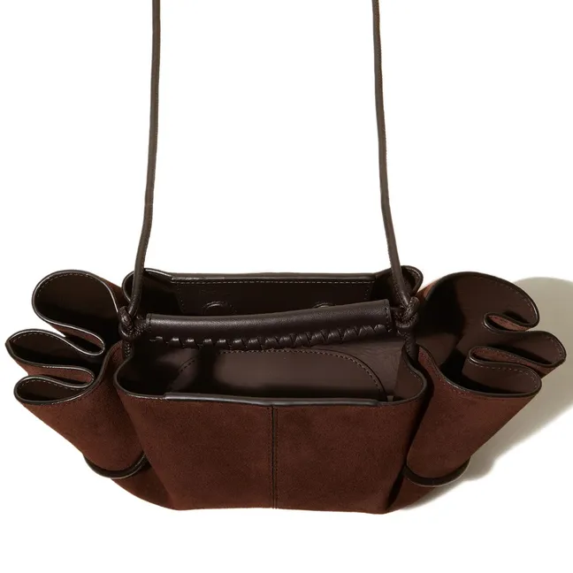 Sac Arta Mini Suède | Marron foncé