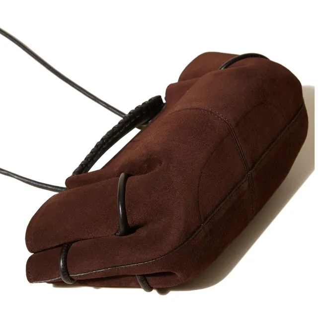 Sac Arta Mini Suède | Marron foncé