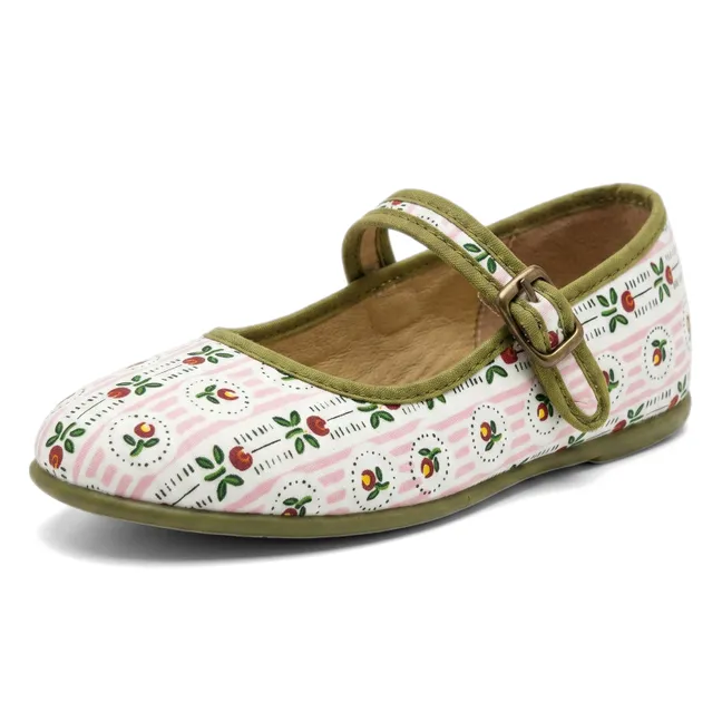 Ballerines Céleste Editions Aimable x Hermosilla | Popeline Pommette