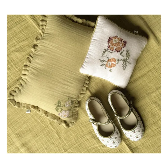 Ballerines Céleste Editions Aimable x Hermosilla | Popeline Pommette
