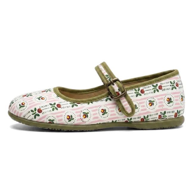 Ballerines Céleste Editions Aimable x Hermosilla | Popeline Pommette