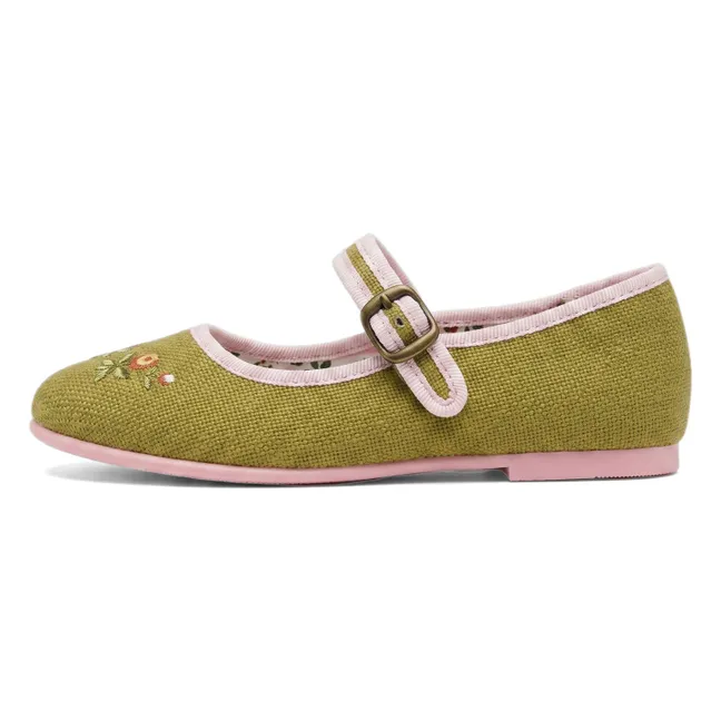 Ballerines Céleste Editions Aimable x Hermosilla | Vert pistache