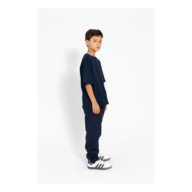 Clifton Organic Cotton Jogger Pants | Navy blue