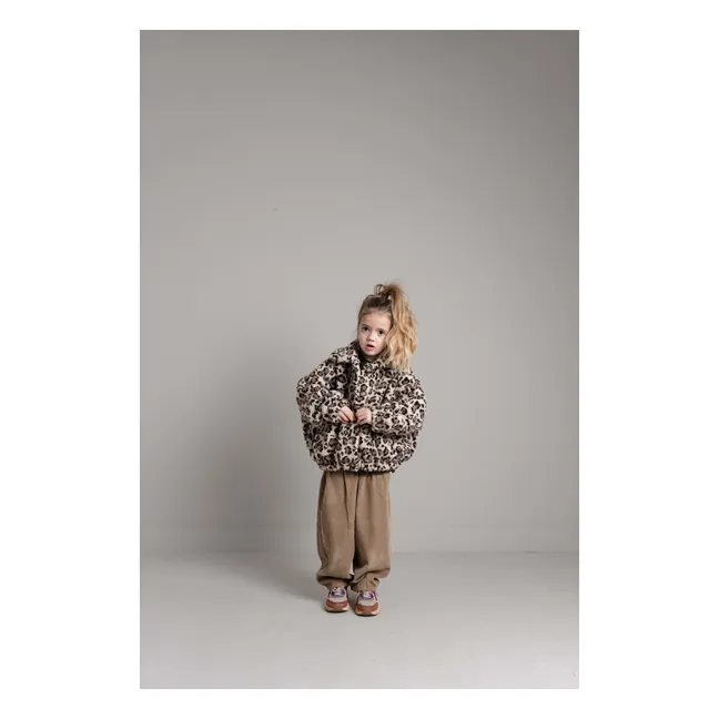 Manteau Rosa Léopard | Ivoire