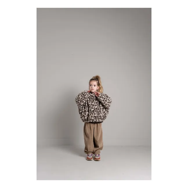 Manteau Rosa Léopard | Ivoire
