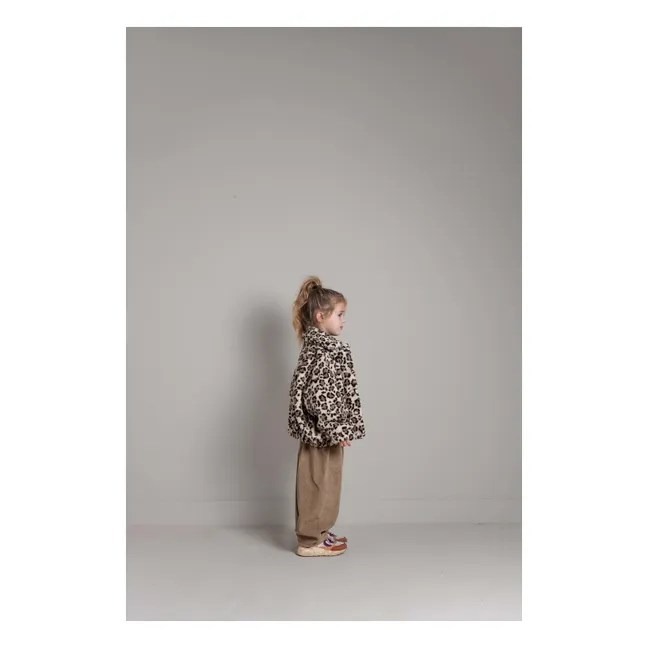 Manteau Rosa Léopard | Ivoire