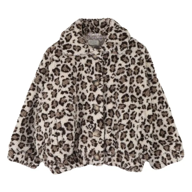 Manteau Rosa Léopard | Ivoire