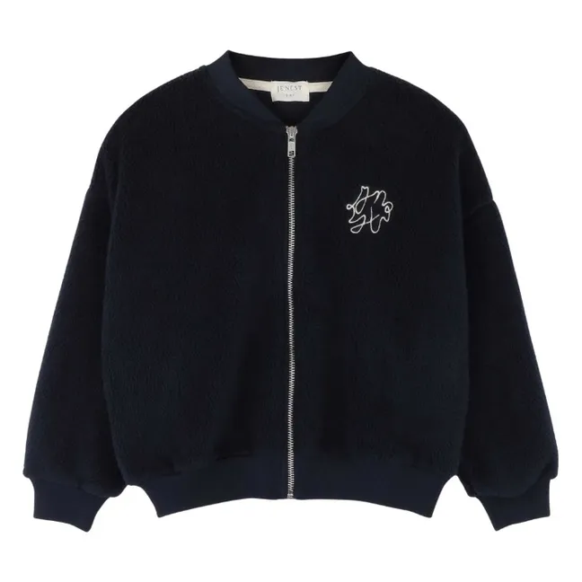Sweat Zippé Jimmy | Bleu marine