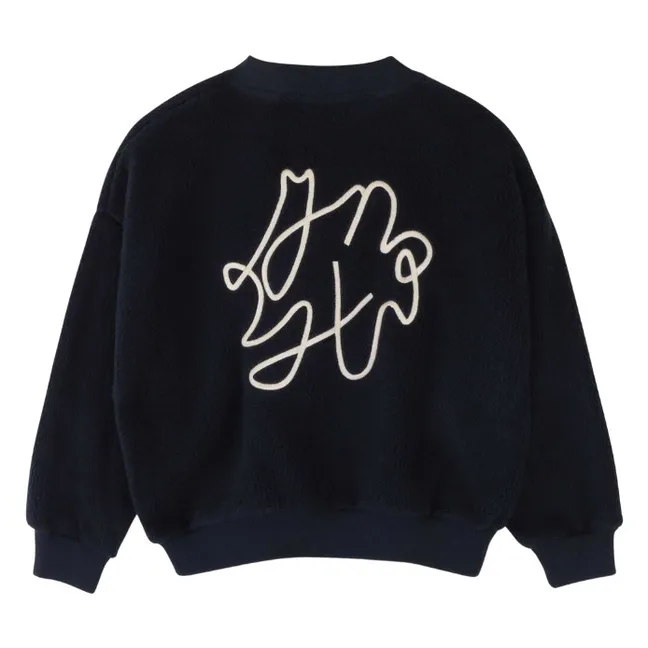 Sweat Zippé Jimmy | Bleu marine