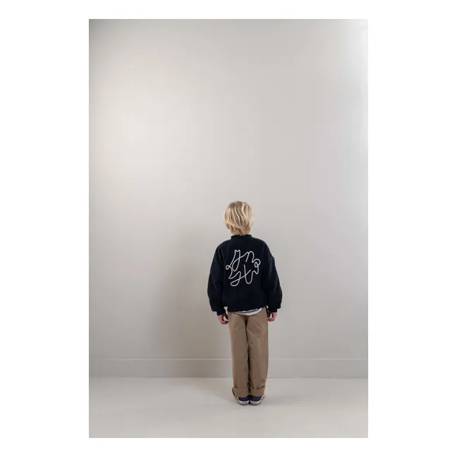 Sweat Zippé Jimmy | Bleu marine