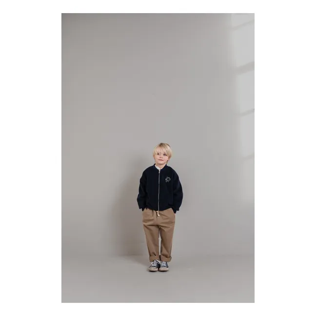 Sweat Zippé Jimmy | Bleu marine