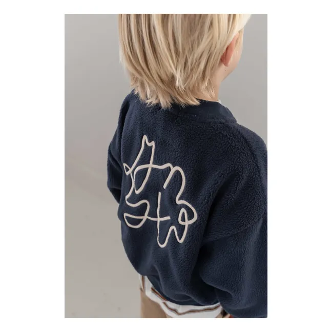 Sweat Zippé Jimmy | Bleu marine