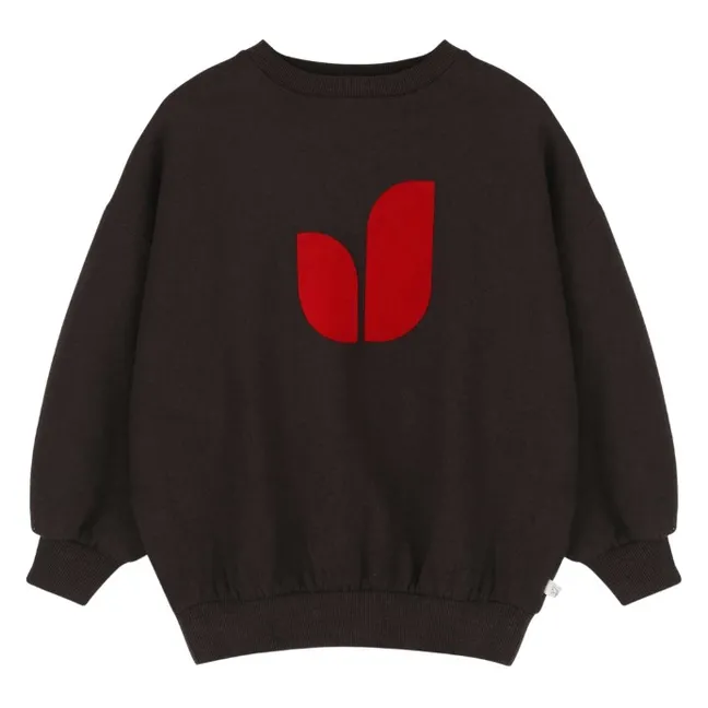 Sweat Chiné Pippa Organic Cotton | Dark Brown