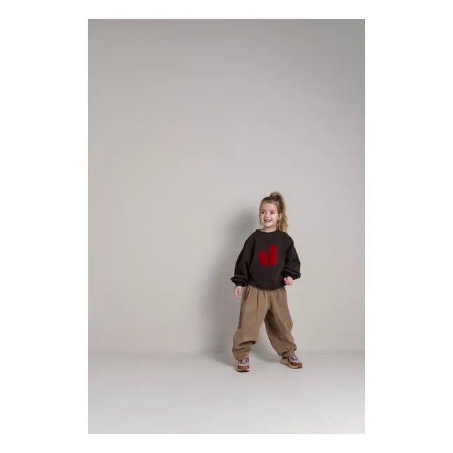 Sweat Chiné Pippa Organic Cotton | Dark Brown
