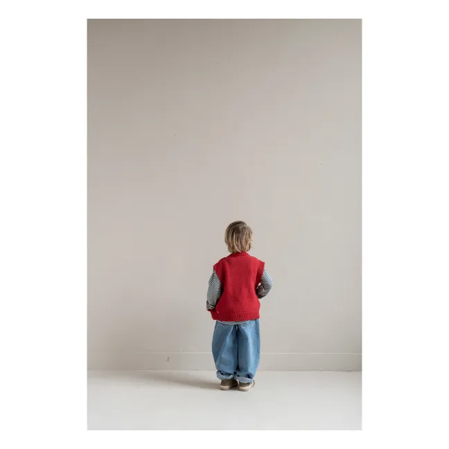 Moos Striped Organic Cotton T-shirt | White
