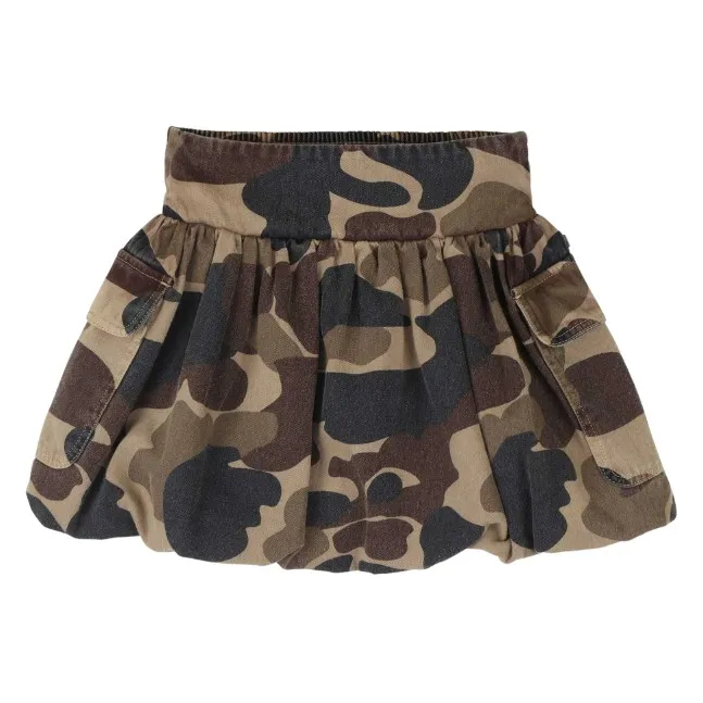 Jupe Cargo Betty Camouflage | Caramel