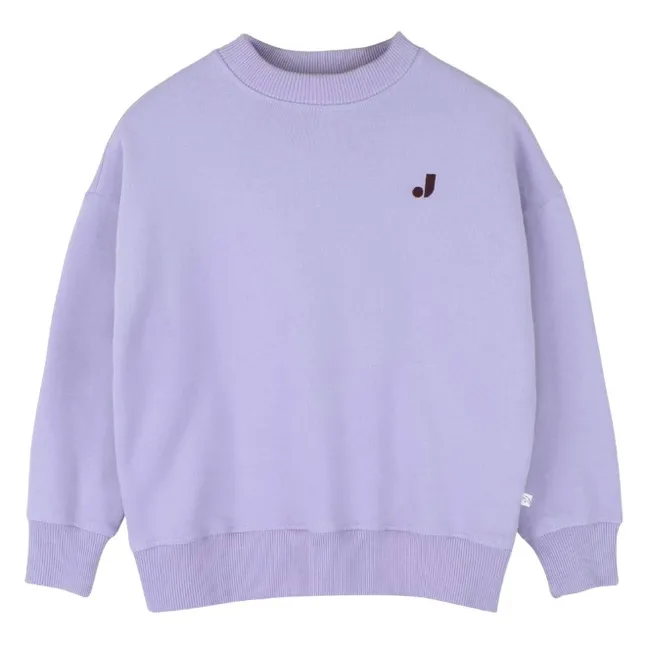 Happy Bird organic cotton sweatshirt | Lilac