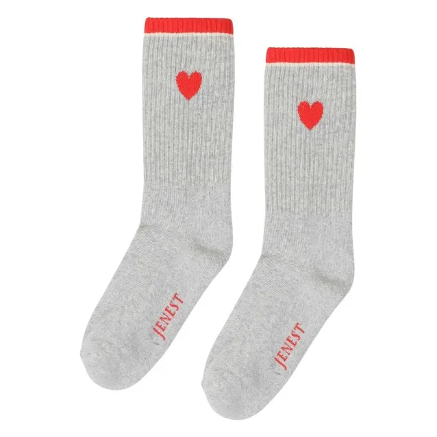 Chaussettes Fancy Sport Coton Bio | Gris chiné