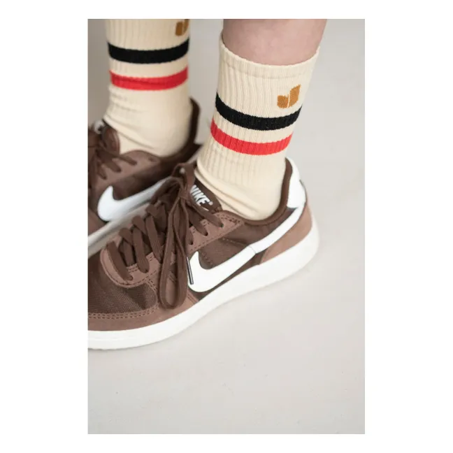 Chaussettes J Sport Coton Bio | Beige