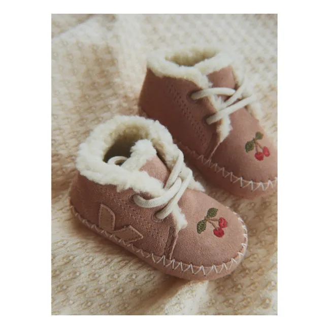 Baskets Baby Cerises - Veja x Konges Slojd | Rose