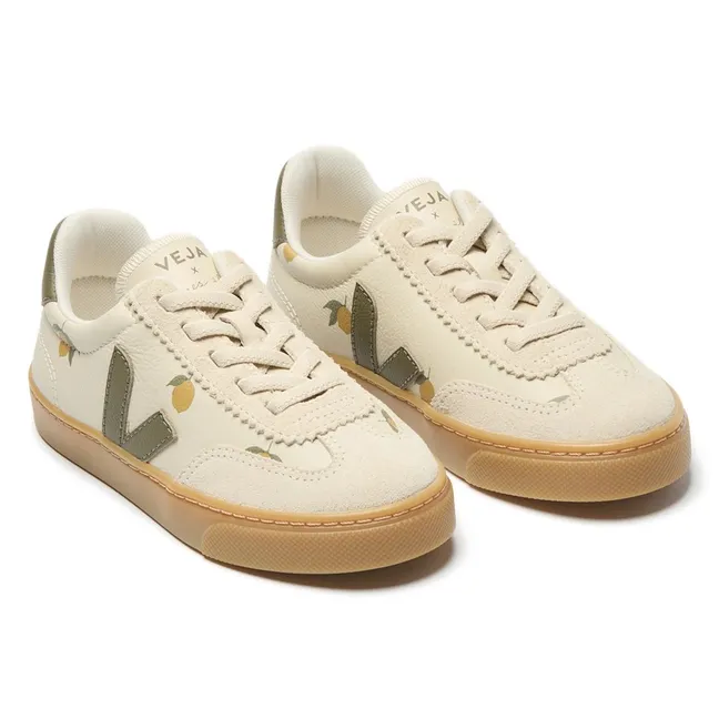 Baskets Small Volley Citrons - Veja x Konges Slojd | Crème