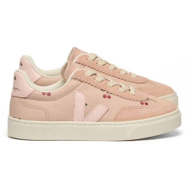   Baskets Small Volley Cerises - Veja x Konges Slojd | Rose