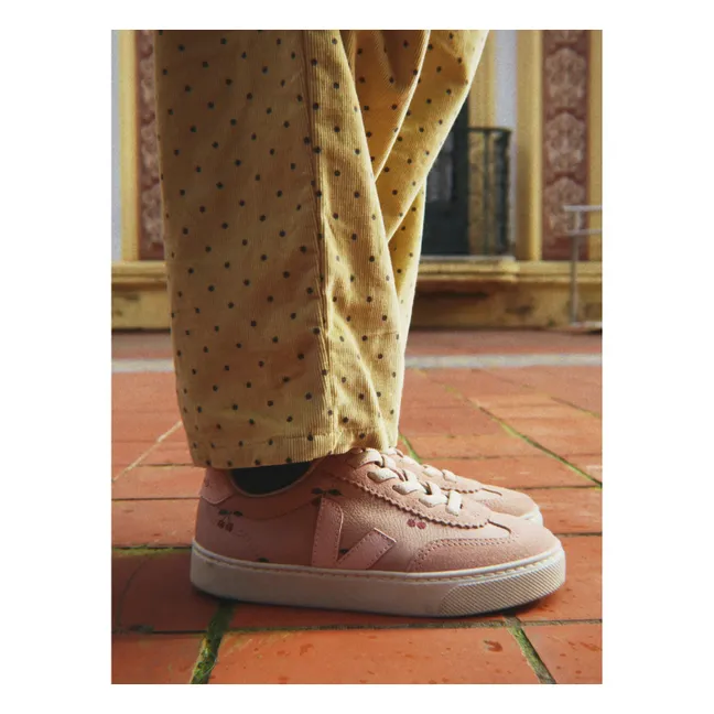   Baskets Small Volley Cerises - Veja x Konges Slojd | Rose