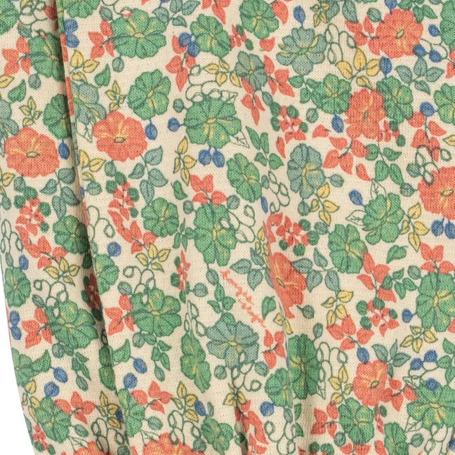 Jogger Loupy Fleuri Coton Bio | Vert
