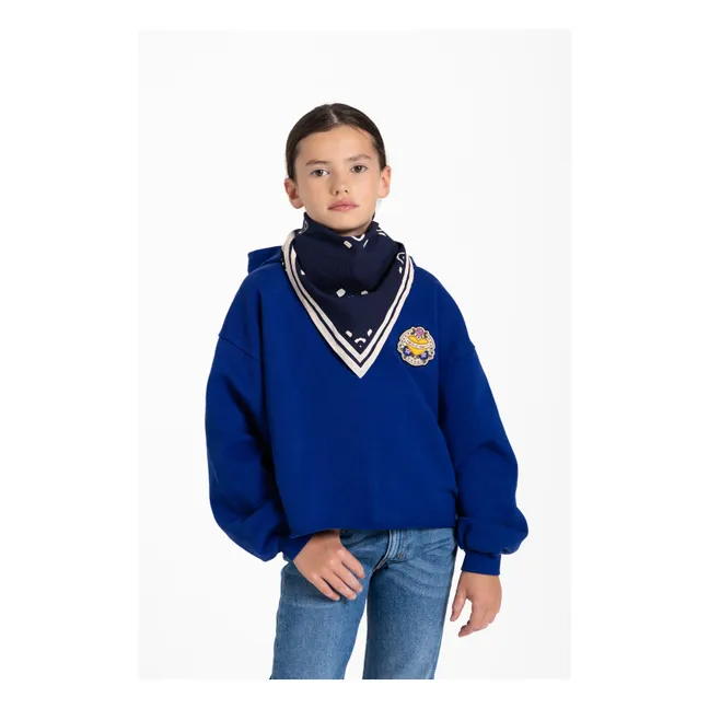 Foulard Elyne Bandana | Bleu indigo