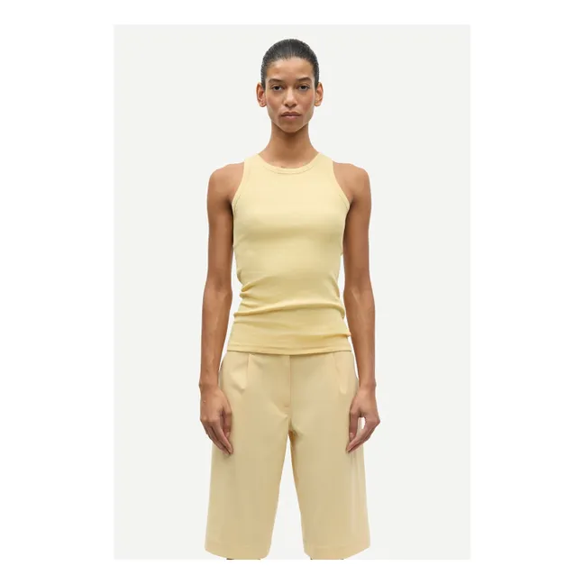 Top Alexo Coton Bio | Jaune Paille