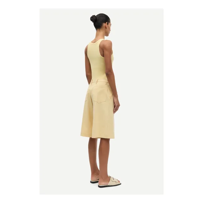 Top Alexo Coton Bio | Jaune Paille