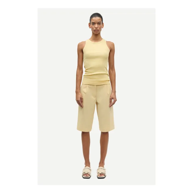 Top Alexo Coton Bio | Jaune Paille