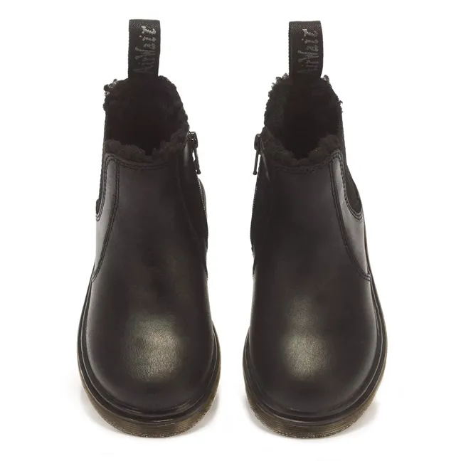 Boots 2976 Leonore T Chelsea Fourrées | Noir