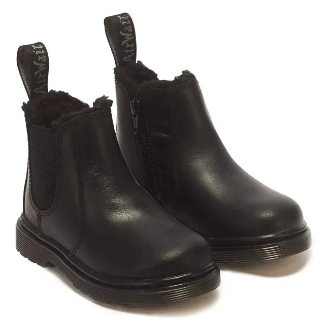 Boots 2976 Leonore T Chelsea Fourrées | Noir