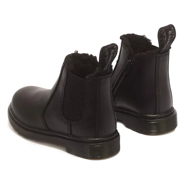 Boots 2976 Leonore T Chelsea Fourrées | Noir