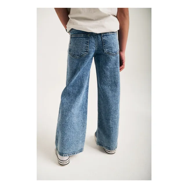 Wide Josephine Jeans | Denim bleached