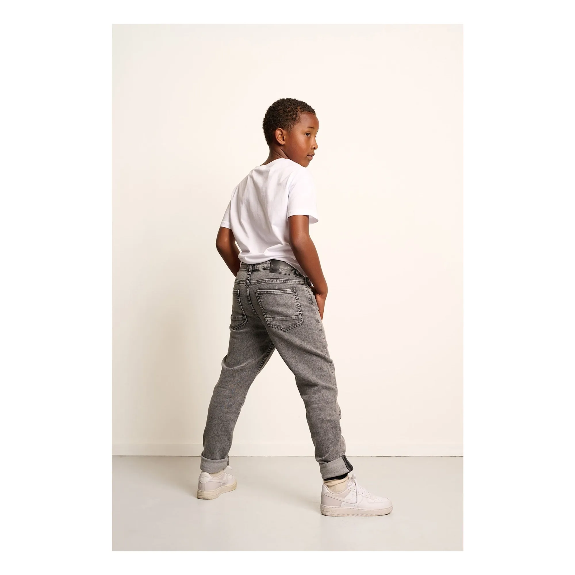 Jean Relaxed Jacob | Denim gris- Image produit n°3