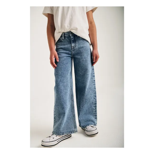 Wide Josephine Jeans | Denim bleached