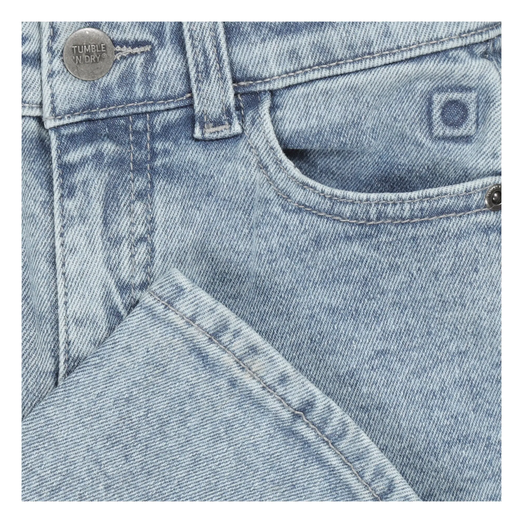Jean Straight Dimitri | Denim bleached- Image produit n°5