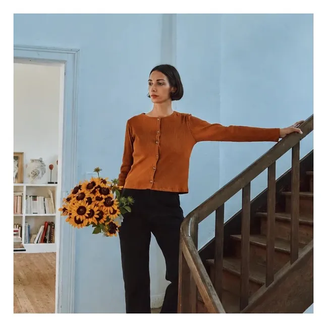 Cardigan Helenie | Marron