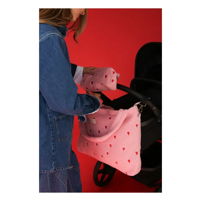 Hearts Diaper Bag | Pink