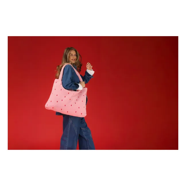 Hearts Mom Bag | Pink