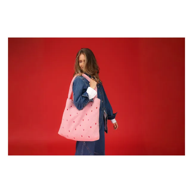 Hearts Mom Bag | Pink