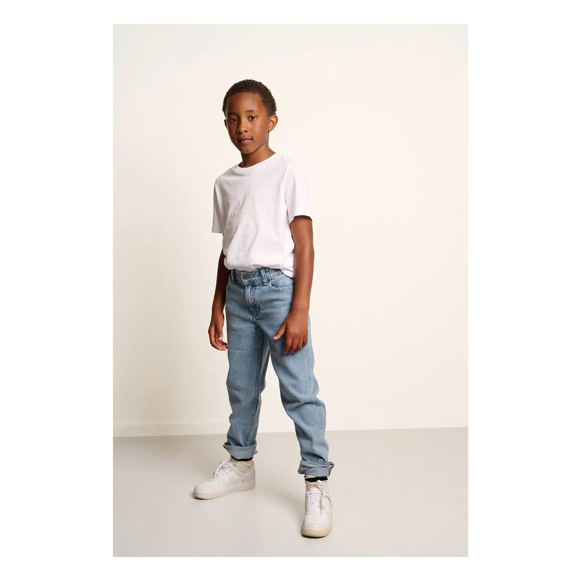 Jean Straight Dimitri | Denim bleached- Image produit n°2