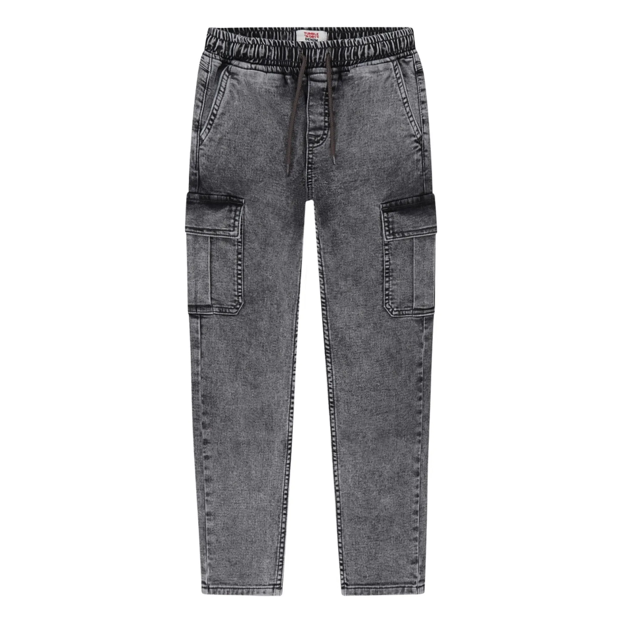 Tumble N'dry Denim Grey Jaro Cargo Jeans