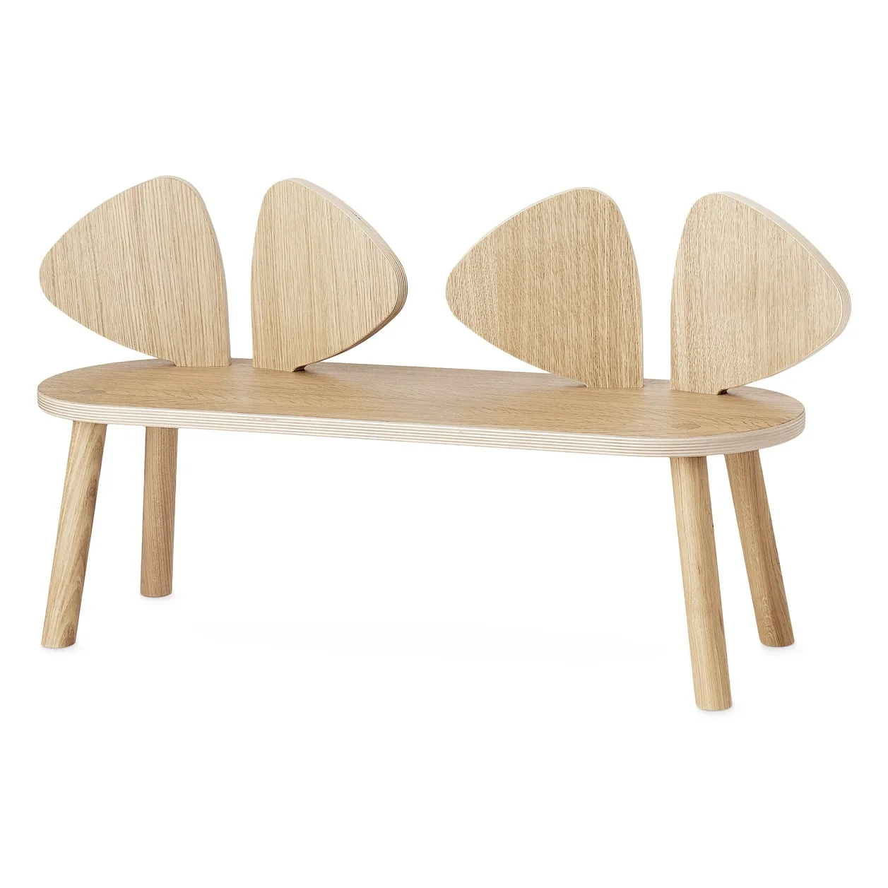 Nofred Oak Mouse Bench In