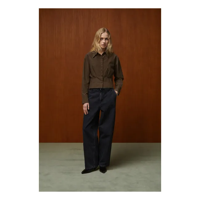Chemise Idris Soie | Bronze