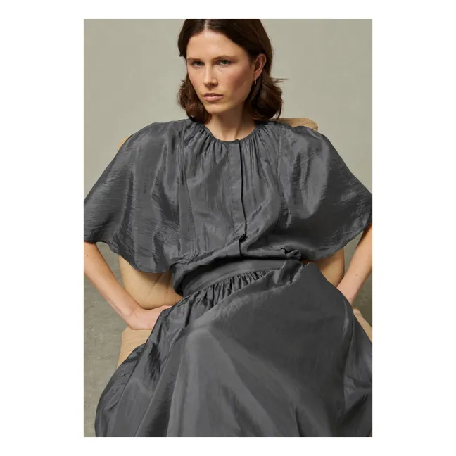 Blouse Vera Soie | Acier