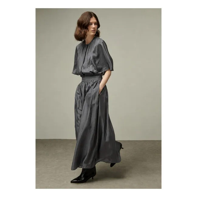 Blouse Vera Soie | Acier